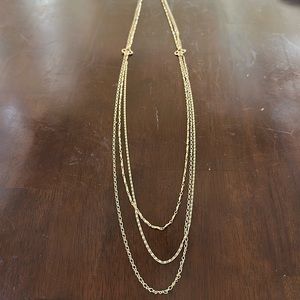 Long layering necklace